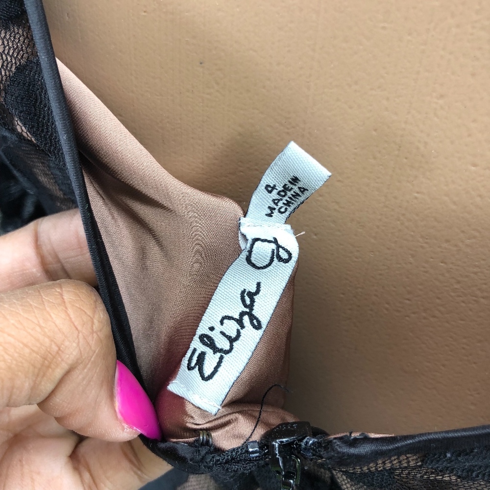 Eliza J Polka Dot Fit & Flare Cocktail Dress - Picture 8 of 8